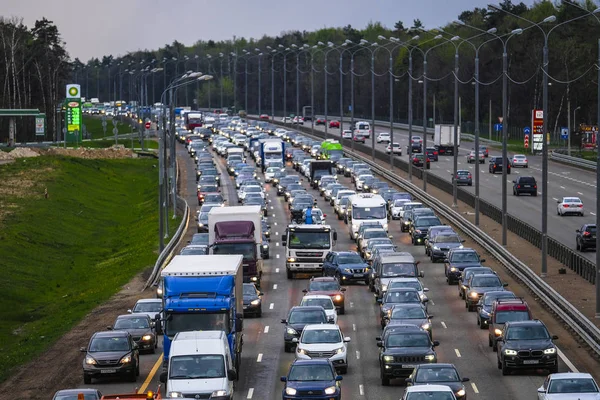 East Butovo Moskevský Region Rusko Květen 2019 Víkendové Dopravní Zácpa — Stock fotografie