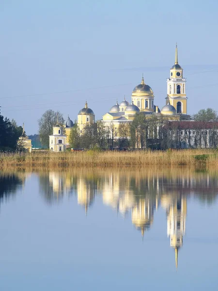 Svetlitsa Russia May 2019 Nilo Stolobenskyi Monastery Svetlitsa Russia Seliger — Stock Photo, Image