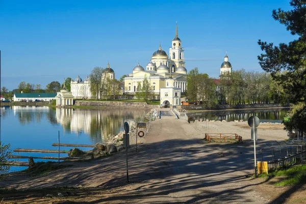 スヴェトリサ ロシア 2019 スヴェトリサのニロ スロベンスキー修道院 ロシアのセリガー湖 — ストック写真