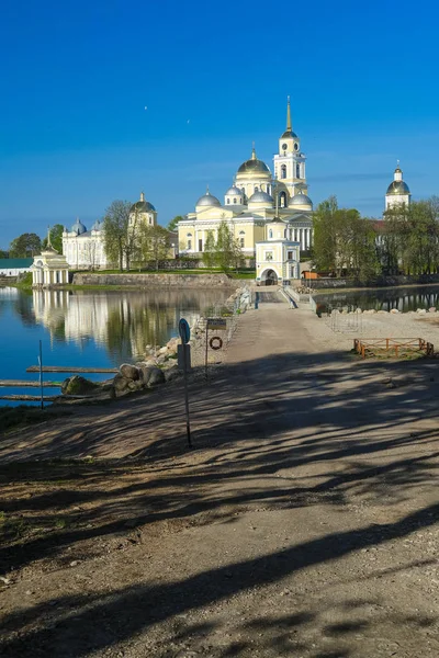 Svetlitsa Rusia Mayo 2019 Monasterio Nilo Stolobenskyi Svetlitsa Rusia Lago — Foto de Stock