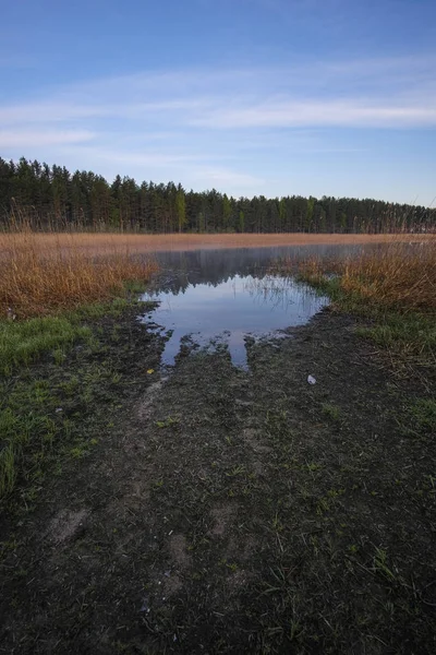 Landscape Image Lake Seliger Bank Russia — Stock Photo, Image