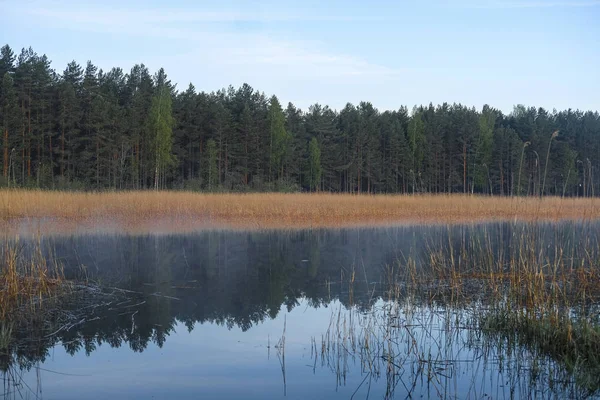 Paisaje Con Imagen Del Lago Seliger Rusia —  Fotos de Stock