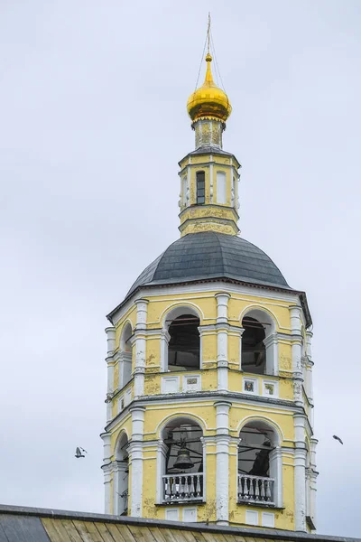 Borovsk Rusia Mayo 2019 Imagen Del Campanario Del Monasterio Paphnuti —  Fotos de Stock