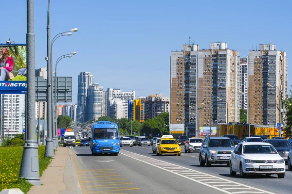 Moscow Oroszország May 2019 Közlekedés Moszkvában — Stock Fotó