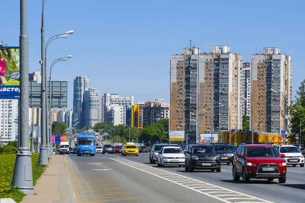 Moscow Oroszország May 2019 Közlekedés Moszkvában — Stock Fotó