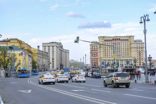 Moskova Rusya Mayıs 2019 Moskova Trafiği — Stok fotoğraf