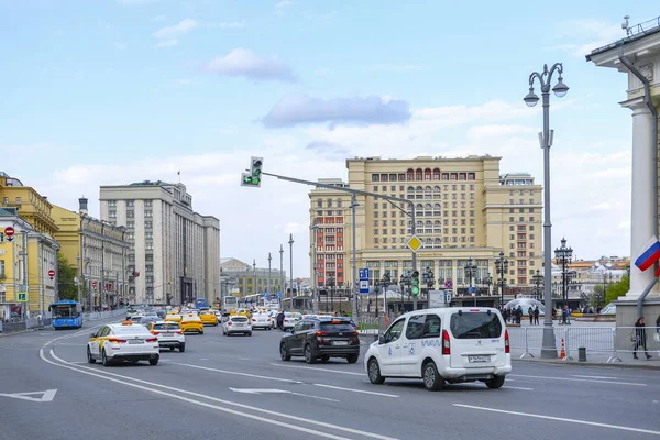 Moskau Russland Mai 2019 Verkehr Moskau — Stockfoto