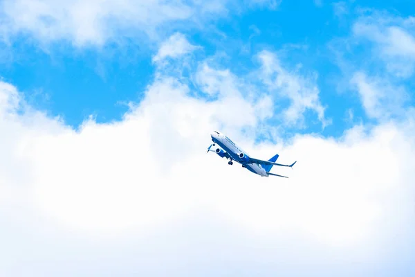 Moscow Russia May 2019 Image Passenger Plane Sky — Stock Photo, Image