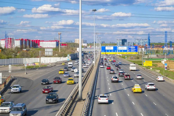 Moskva Ryssland Maj 2019 Trafik Moskva — Stockfoto