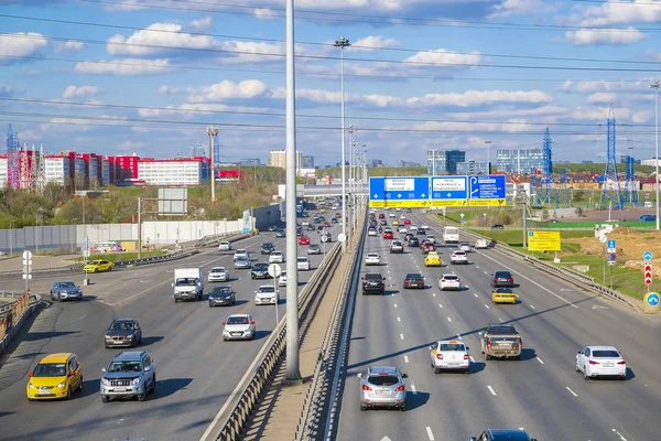 Moskva Ryssland Maj 2019 Trafik Moskva — Stockfoto