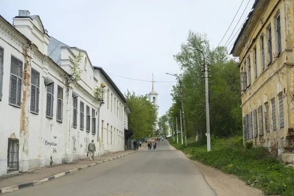Torzhok Rosja Maj 2019 Obraz Domów Ulicy Torzhok Rosja — Zdjęcie stockowe