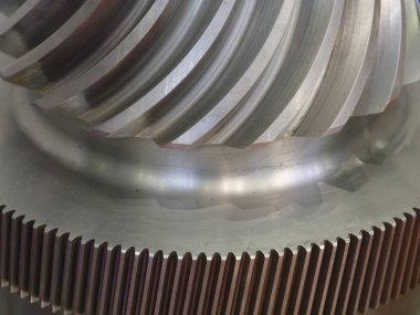 Dişli tekerleğinin görüntüsü yakın