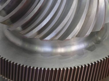 Dişli tekerleğinin görüntüsü yakın