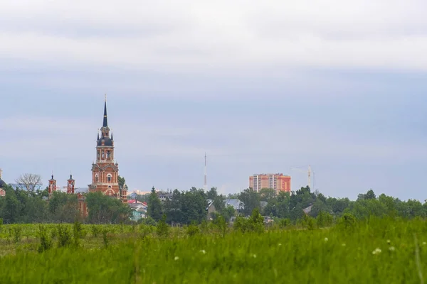 Landskap Med Bilden Kyrkan Mozhaisk Ryssland — Stockfoto