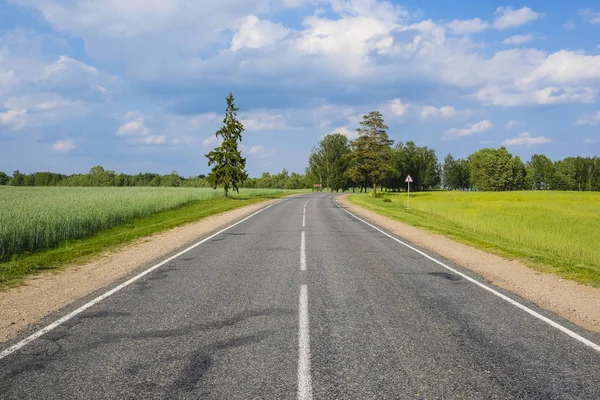 Paisaje Con Imagen Camino Rural —  Fotos de Stock