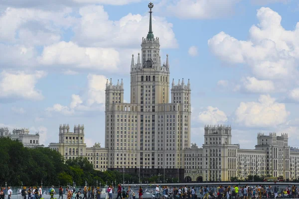 Moscow Russia June 2019 Skyscraper Kotelnichesky Embankment Moscow — Stock Photo, Image