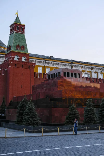 Red Square Moszkva Oroszország May 2019 Lenin Mauzóleum Vörös Téren — Stock Fotó