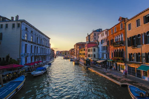 Venecia Italia Julio 2019 Paisaje Urbano Con Imagen Del Canal — Foto de Stock