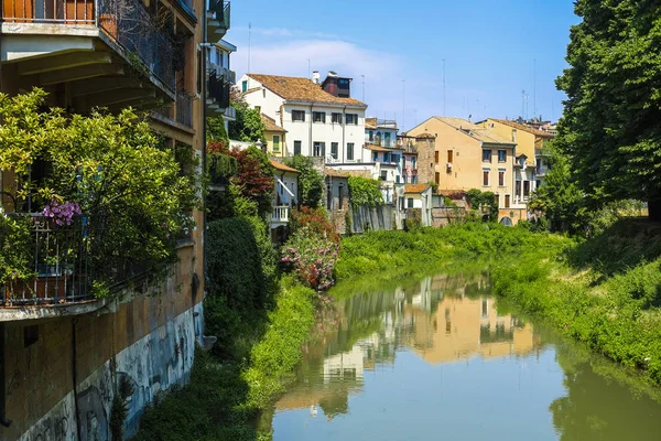 Padoue Italie Jujy 2019 Remblai Canal Padoue Italie — Photo