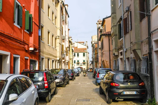 Sotomarina Italien Juli 2019 Autos Auf Einem Parkplatz Zentrum Von — Stockfoto