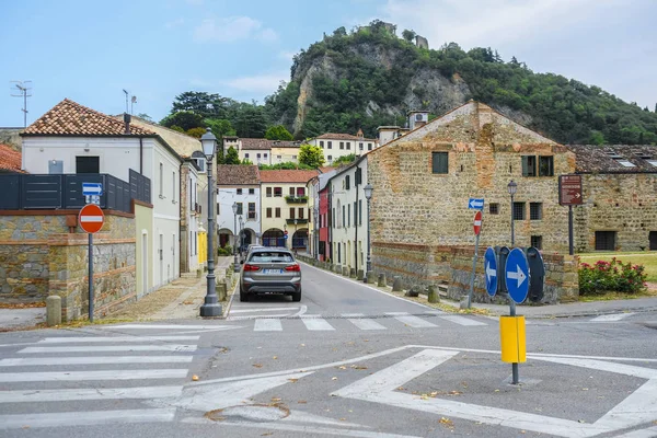 Monselice Italië Juli 2019 Auto Geparkeerd Straat Monselice Italië — Stockfoto