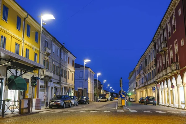 Adria Italien Juli 2019 Eine Der Zentralen Straßen Von Adria — Stockfoto