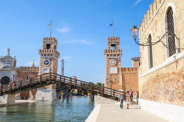 Venecia Italia Julio 2019 Paisaje Urbano Con Imagen Del Canal — Foto de Stock