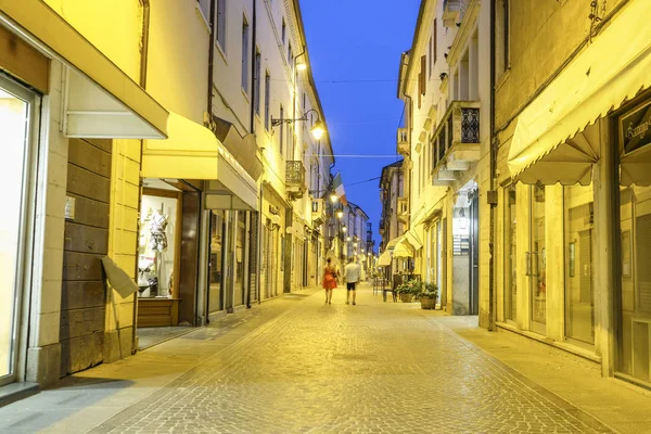 Adria Italien Juli 2019 Eine Der Zentralen Straßen Von Adria — Stockfoto