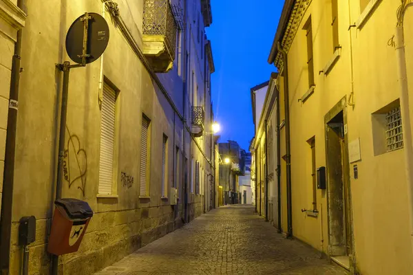 Adria Italia Julio 2019 Una Las Calles Centrales Adria Italia — Foto de Stock