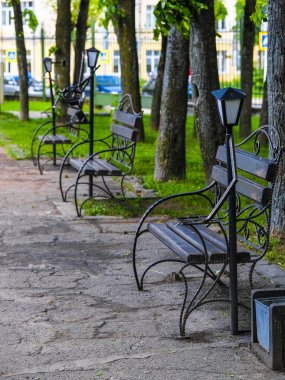 Smolensk kentinde komik park tezgah
