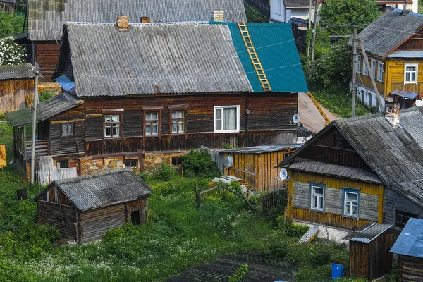 Sebezh Russie Mai 2019 Paysage Avec Image Maisons Dans Ville — Photo