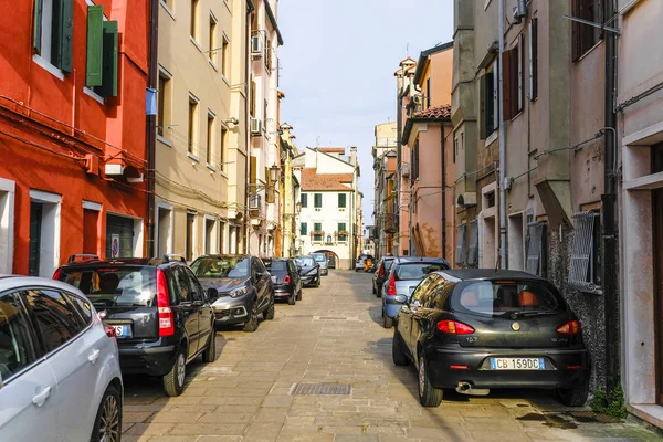 Sotomarina Italien Juli 2019 Autos Auf Einem Parkplatz Zentrum Von — Stockfoto