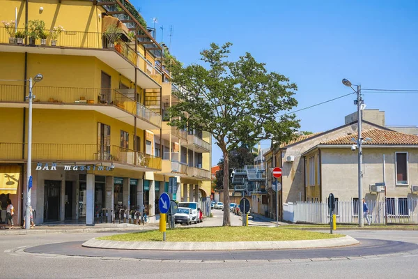 Padova, İtalya - 4 Haziran 2019: Padova,İtalya'nın merkezinde ki sokak