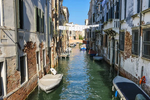 Venetië Italië Juli 2019 Cityscape Met Het Beeld Van Het — Stockfoto