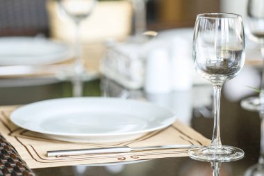 İç modern kafe ya da Restoran