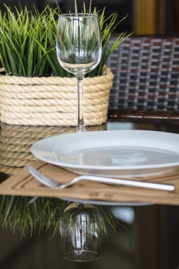 İç modern kafe ya da Restoran