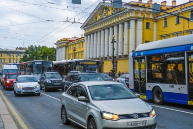 Saint-peterburg, Rusya - 13 Ağustos 2019: Saint-peterburg, Rusya