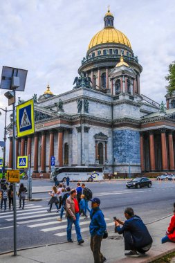 saint-peterburg, Rusya - 8 Ağustos 2019: Saint-peterburg, Rusya