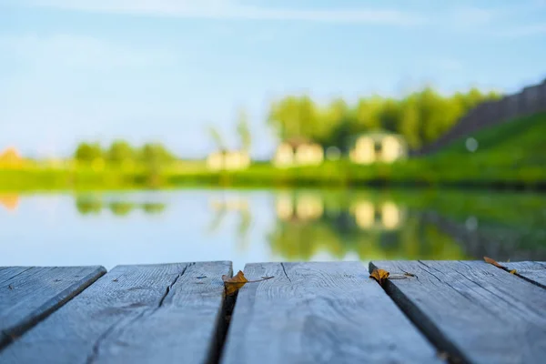 Imagem Cais Lago — Fotografia de Stock