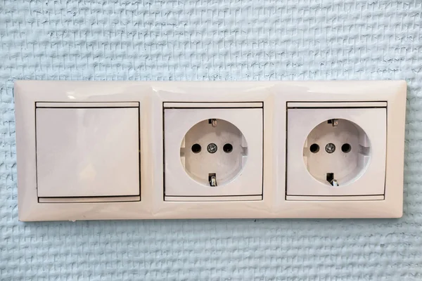 Image Electric Outlet Close — Stock Photo, Image