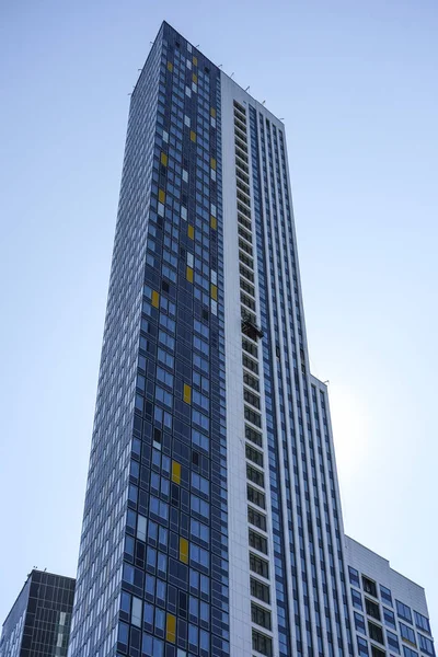 Moskova, Rusya - 29 Ağustos 2019: Moskova şehrinin scyscrapes, Rusya