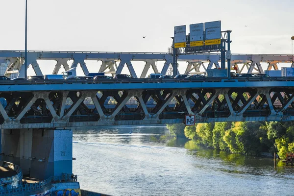 Moscou Rússia Agosto 2019 Veiw Moscow River Third Ring Highway — Fotografia de Stock