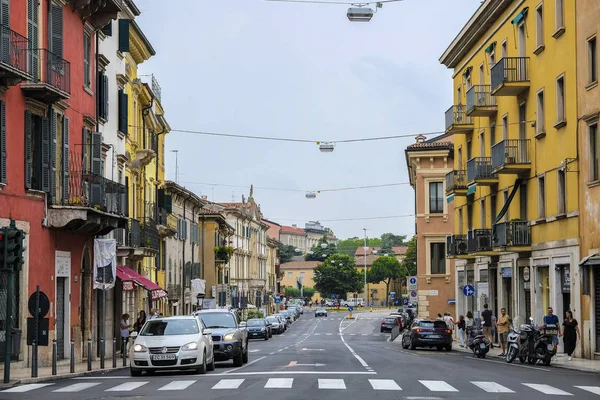 Verona Italy July 2019 Zebra Crossroad Verona Italy — Stock Photo, Image