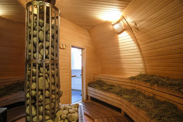 Serpuhov Russie Août 2019 Intérieur Sauna Bois — Photo