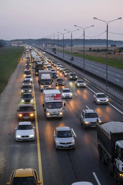 Moscow Region Oroszország Szeptember 2019 Hétvégi Hajóelakadás Moszkvai Régióban Oroszországban — Stock Fotó