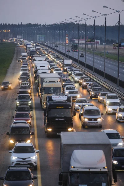 Moscow Region Oroszország Szeptember 2019 Hétvégi Hajóelakadás Moszkvai Régióban Oroszországban — Stock Fotó