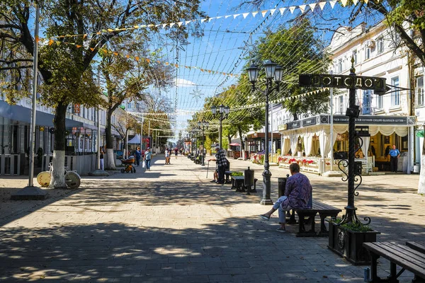 Ryazan Rusland Augustus 2019 Beeld Van Een Straat Stad Ryazan — Stockfoto