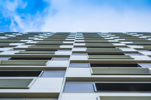 Afbeelding Van Muur Van Een Appartementencomplex — Stockfoto