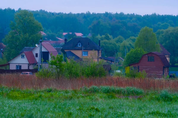 Bild Stugby Fjärran — Stockfoto