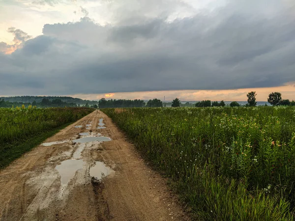 Landscape Image Country Road — Stock Photo, Image